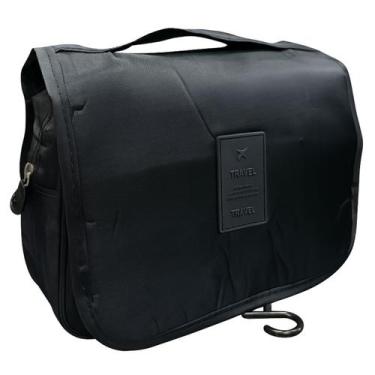 Imagem de Necessaíre Feminina Dobrável com Gancho para Pendurar  Ideal para Viag