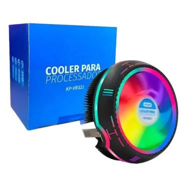Imagem de Cooler Para Processador Knup Com Led Colorido RGB VR321