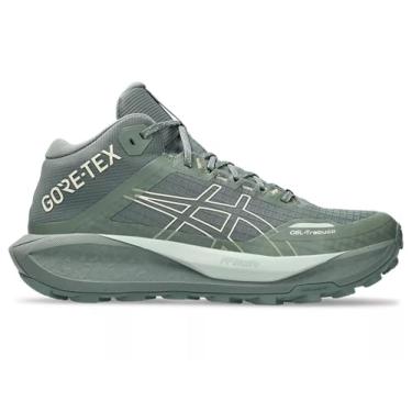 Imagem de ASICS Tênis de corrida masculino Gel-Trabuco MT GTX Trail, Azul monumento/baunilha, 47