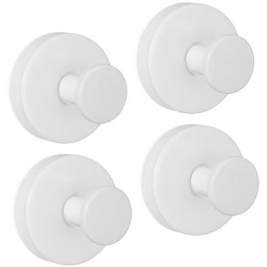 Imagem de ZESLMG Ganchos de parede com ventosa para chuveiro, banheiro, cozinha, porta de vidro, espelho, azulejo – bucha, toalha, casaco, roupão de banho, ganchos adesivos para pendurar até 10 kg, à prova de