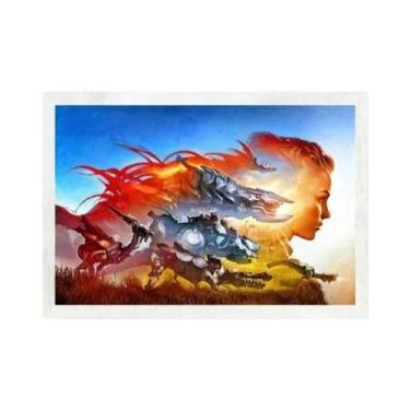Imagem de Dawn Hot Horizon Zero Game Canvas Wall Art Poster Decoração De Quarto 