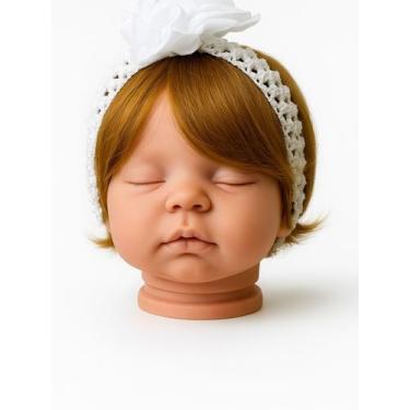 Imagem de Peruca Para Bebê Reborn Realista e Bonecas Cor Loira P - Que Sonho de 