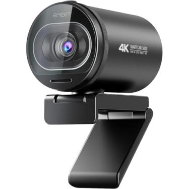 Imagem de Webcam 4K com microfone, Webcam EMEET S600 Ultra HD 60FPS para transmissão com foco automático, capa de privacidade integrada, webcam USB 88°, ideal para jogos/ensino online/chamadas