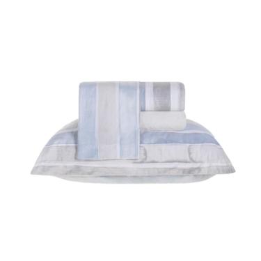 Imagem de Jogo De Cama 200 Fios Estampado Casal 4 Pecas Ligne