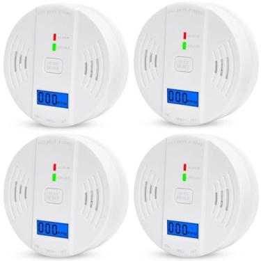 Imagem de Detector de monóxido de carbono JYSONGHU alimentado por bateria com di