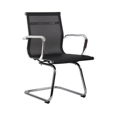 Imagem de Cadeira de Escritório Interlocutor Fixa New Star Preta