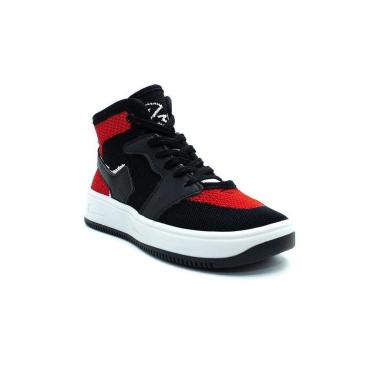 Imagem de Tênis Infantil Menino Kidy Nova York - Preto/Vermelho/Branco-Masculino