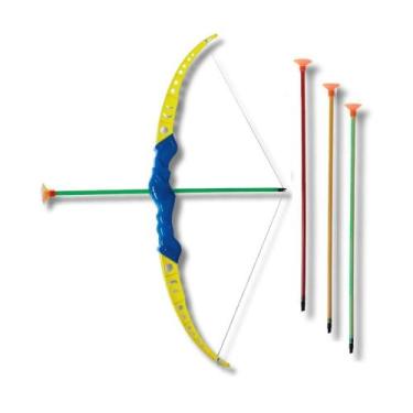 Imagem de Brinquedo Arco E Flecha Com 03 Flechas Ventosas Zein