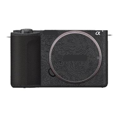 Imagem de Película de vinil antirriscos para Sony ZV-E10 II Película de desenho animado protetor corporal casaco acessórios de fotografia adesivo E10 Mark II (contorno preto brilhante)