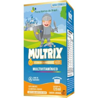 Imagem de MULTRIX (Xarope Infantil com Vitaminas de A a Z) 120ml - Flora Nativa (120ml, Laranja)
