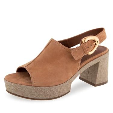 Imagem de Aerosoles Sandália feminina de salto Zella, Camurça bege, 39