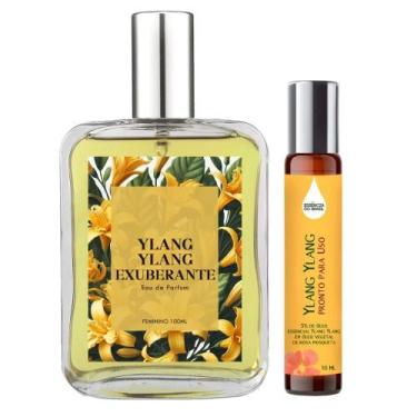 Imagem de Perfume Ylang Ylang Exuberante Mulher 100Ml + Óleo Essencial - Essênci