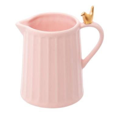 Imagem de Leiteira 200 ml de cerâmica Colibri rosa Wolff -17928
