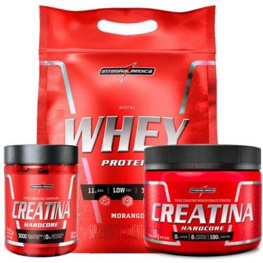 Imagem de Nutri Whey 907g + Creatina 60 Caps + Creatina 150g Integral - Integral