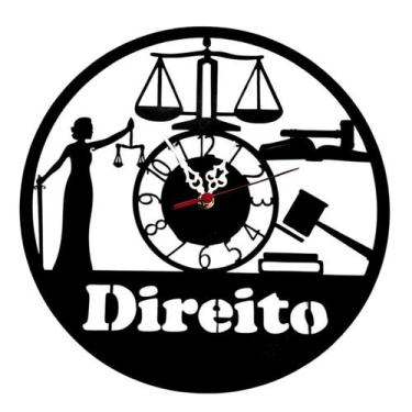 Imagem de Relógio Direito Em Mdf - Ecolaser
