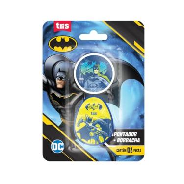 Imagem de Apontador + Borracha Batman 2 Peças - Tris