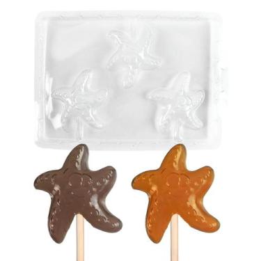 Imagem de 10 Formas Simples Pirulito Estrela Do Mar Marinho Tema Festa - San Fel
