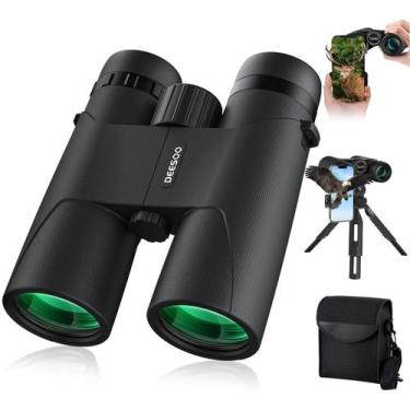 Imagem de Binóculos Deesoo 12x42 HD com adaptador de smartphone e tripé