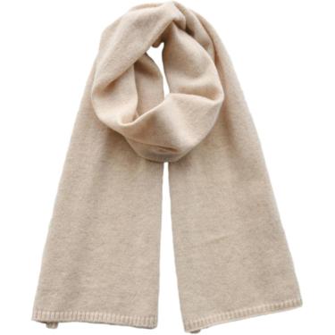 Imagem de Cachecol De Malha Cachecóis De Caxemira Bege Mulheres E Homens Cachecol De Malha De Inverno Adultos Quente Longo Lã Senhoras Cachecóis, beige, Kids115CM