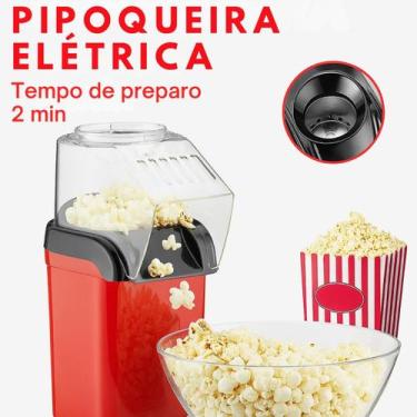 Imagem de Pipoqueira Elétrica 110V, Para Pipocas Sem Óleo e Saudáveis - LIPPIN, 