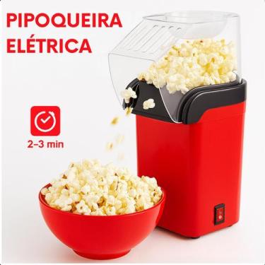 Imagem de Pipoqueira Elétrica 110V, Para Pipocas Crocantes e Sem Óleo - LIPPIN, 