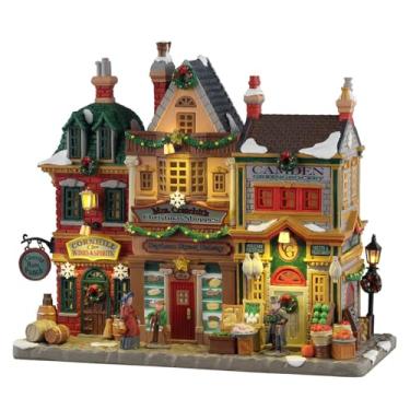 Imagem de Lemax Mrs. Cratchit's Christmas Shoppes, com 4,5 V, edifícios iluminados, #55314