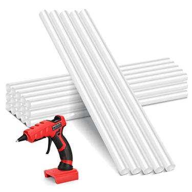 Imagem de LIVOWALNY Mini Bastões De Cola Quente Para Pistola, 20 Peças, 5,9" Comprimento, 0,27" Diâmetro, Adesivo Derretido - Compatível Com A Maioria Das Pistolas Crianças E Adultos, Faça Você Mesmo, Vedação