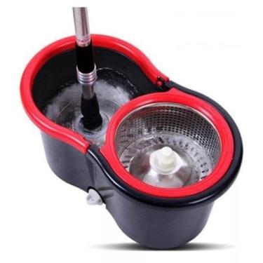 Imagem de Mop Spin Balde Cesto Inox 8L C/ Esfregao - Talberg