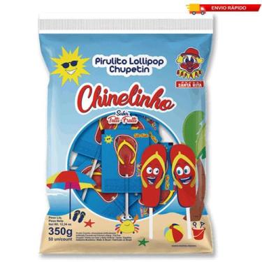 Imagem de Pirulito Chinelinho Tutti Frutti 350g - Santa Ritta - Santa Rita