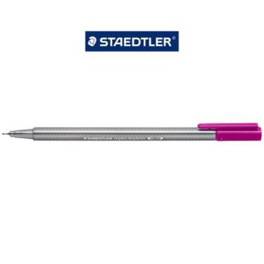 Imagem de Caneta Ponta Fina Fineliner Triplus STAEDTLER 0.3mm, Vermelho Violeta-