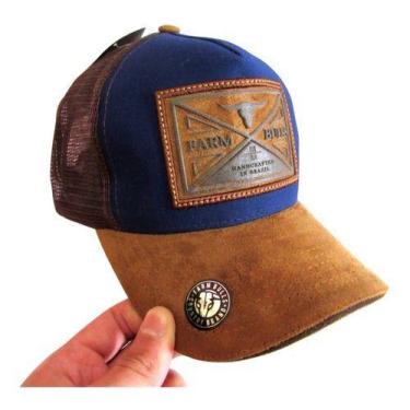 Imagem de Bone Country De Tela Com Aba Curva Regulador Traseiro Snapback Não Per