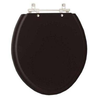 Imagem de Tampa de Vaso Convencional / Oval Preto Para Bacia de todos os fabrica