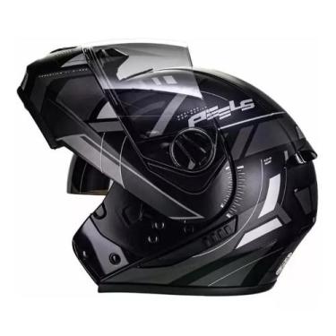 Imagem de Capacete Moto Peels Robocop Dynamic U-rb2 Preto Grafite, 58