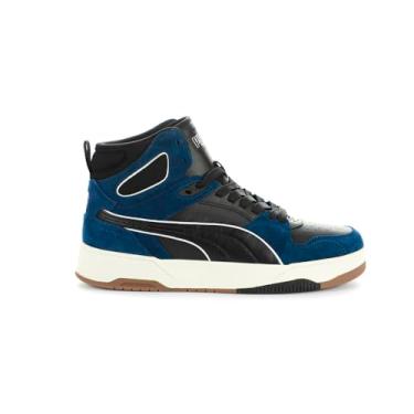 Imagem de PUMA Tênis masculino Rbd Break Mid, Azul persa, preto, cinza vapor, Ah25, 39