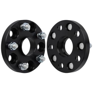 Imagem de IRONTEK Espaçadores de roda de 12,7 x 11,4 cm espaçadores forjados reais de 20 mm com furo de cubo de 56,1 mm parafusos M12x1,25 aptos para Subaru 2019-2025 Ascent/2018-2025 Forester/2005-2014 Impreza
