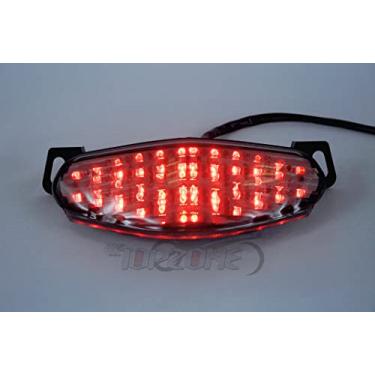 Imagem de Luzes traseiras de LED, luz traseira de freio, indicadores integrados para Kawasaki 2009-2011 EX650/ ER-6F/ Ninja 650; 2009 -2011 ER650 ER-6N
