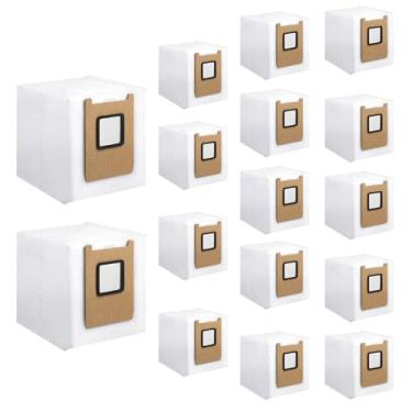 Imagem de Intendvision Pacote com 16 sacos de pó para aspirador de pó Eufy Omni E25, Omni E28 Robot Vacuum, sacos de substituição descartáveis de 3L de grande capacidade