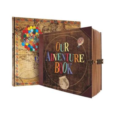 Imagem de Diário De Viagem Estilo Retrô Com 146 Páginas, Álbum De Fotos DIY Feit