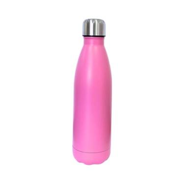 Imagem de Garrafa Térmica Classic com Tampa em Inox 500ml (Rosa Claro)