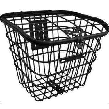 Imagem de Cesta 26 oval grande aco preta c/sup.c/haste - TANGSHAN