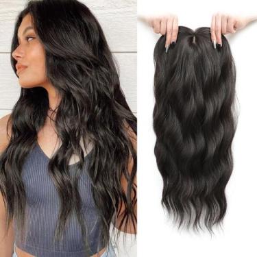 Imagem de Chapéus de cabelo UDU 50 cm Wavy Ombre Highlight, peruca sintética fem