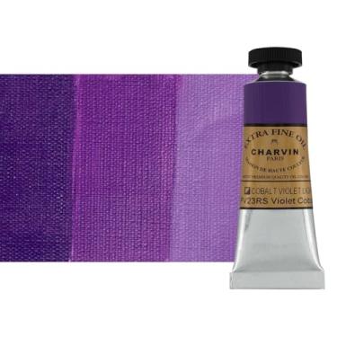 Imagem de Charvin Tinta a óleo extrafina – Tinta a óleo francesa profissional de luxo, exibindo os pigmentos da natureza, consistência cremosa com vivacidade – Tubo único de 20 ml – Cobalto Violeta Light Hue
