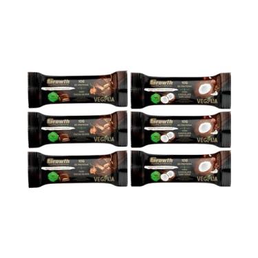 Imagem de Kit Whey Proteina em Barra Vegano 40g (6un, Coco com Chocolate | Cacau Black)