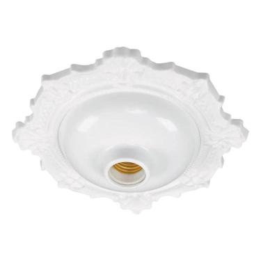 Imagem de 2X Plafon Com Soquete Branco Pavilonis