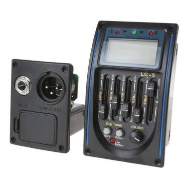 Imagem de 2X Equalizador De Violão Viola Com Afinador / Modelo Lc-5