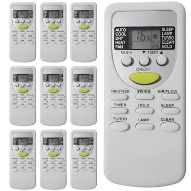 Imagem de Kit 10 Controle Remoto Ar Condicionado Compatível York Komeco Rheem