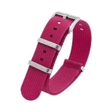 Imagem de Pulseira De Relógio Masculina Impermeável De Nylon 18mm 20mm 22mm 24mm