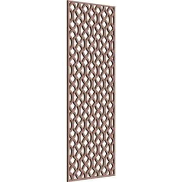 Imagem de Ekena Millwork WALW14X35X0250RSTWA Painéis de parede decorativos de madeira para resort, 33 3/20.3 cm L x 86 cm A, nogueira