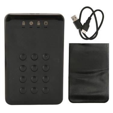 Imagem de Gabinete de Disco Rígido Criptografado Portátil USB3.0 SATA Com Senha de Acesso Hardware Gabinete de Disco Rígido Externo Criptografado para Proteção de Dados