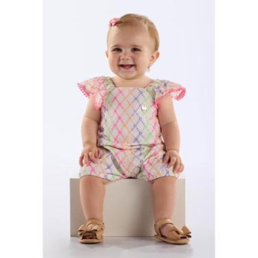 Imagem de Macaquinho em Laise para Bebê Menina Up Baby, P